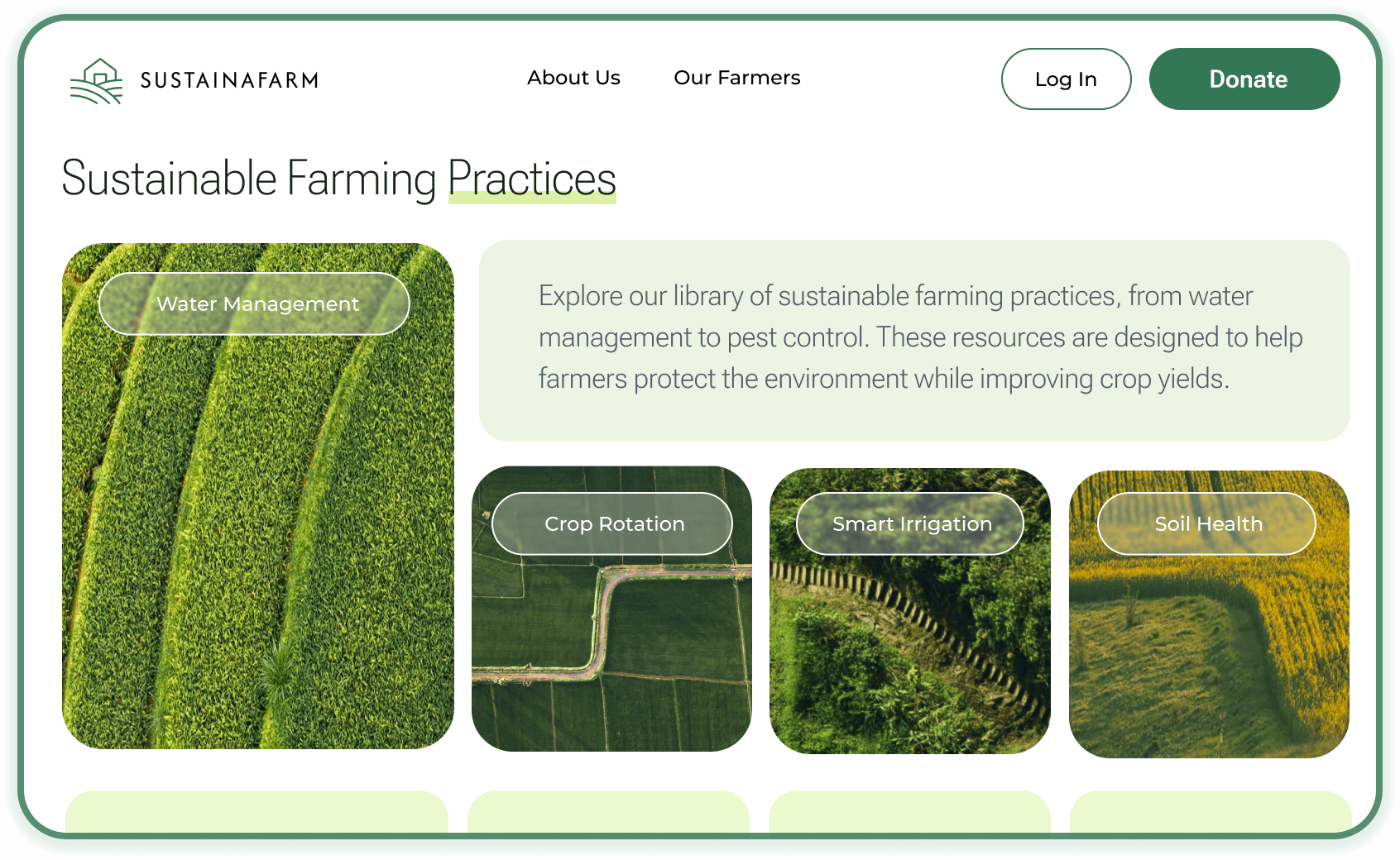 SustainaFarm Mobile Interface